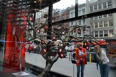 03-04 Urban Jungle by Hadar Features Intriguing Metallic Forests and Trees In The Flatiron Building Prow Artspace New York Madison Square Park